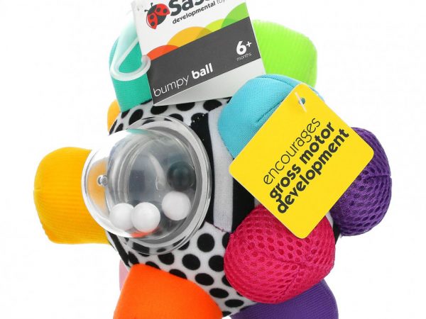 Sassy, Bumpy Ball, для детей от 6 месяцев, 1 шт.