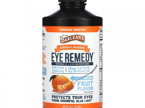 Barlean's, Seriously Delicious, средство для глаз, мандариновое смузи, 454 г (16 унций)