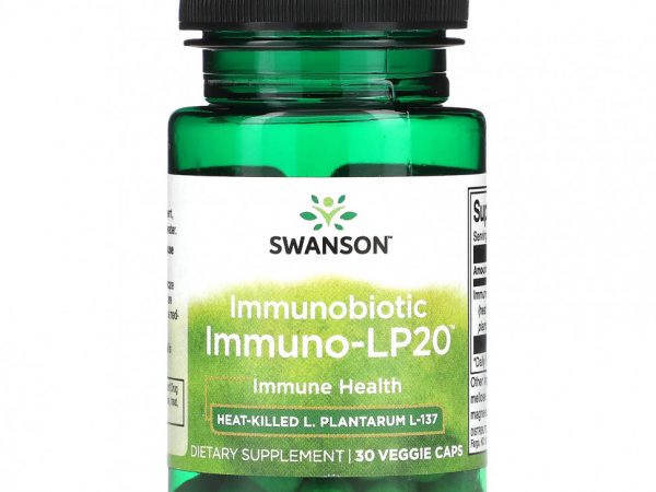 Swanson, Immunobiotic, Immuno-LP20, 30 растительных капсул