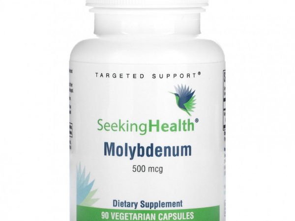 Seeking Health, Молибден, 500 мкг, 90 вегетарианских капсул