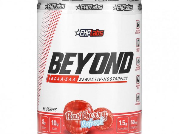 EHPlabs, Beyond BCAA + EAA, малиновое освежение, 492 г (17,3 унции)