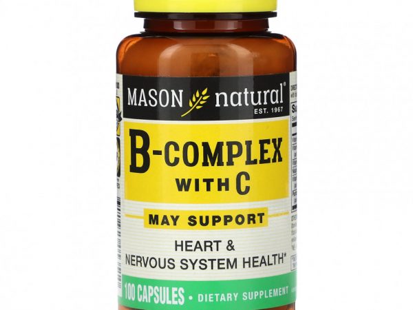 Mason Natural, B-комплекс с C, 100 капсул