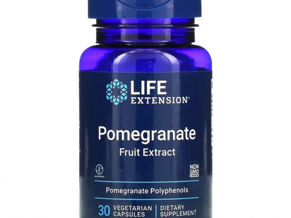 Life Extension, Экстракт плодов граната, 30 вегетарианских капсул