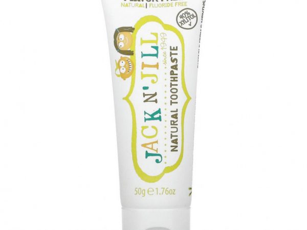 Jack n' Jill, Натуральная зубная паста, без ароматизаторов, 1,76 унций (50 г)