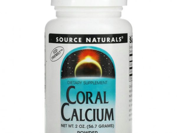 Source Naturals, коралловый кальций, порошок, 56,7 г (2 унции)