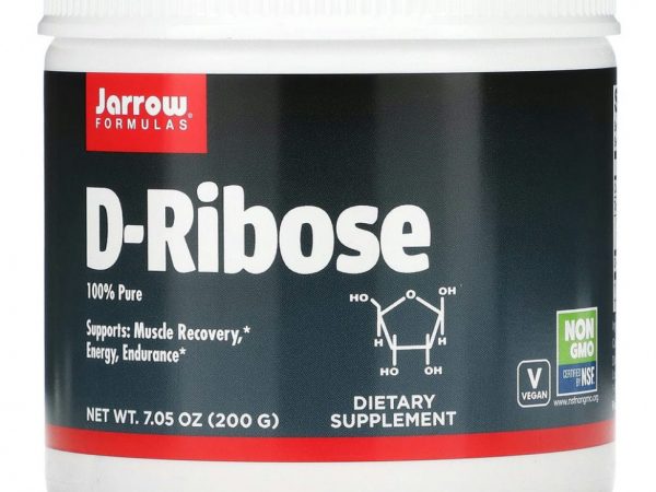 Jarrow Formulas, Порошок D-рибозы, 200 г (7,05 унции)