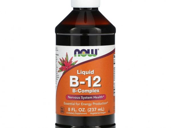 NOW Foods, B12, жидкий комплекс витамина B, 237 мл (8 жидк. унций)