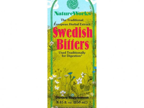Nature's Way, NatureWorks, шведская горькая настойка, 250 мл (8,45 жидк. унции)