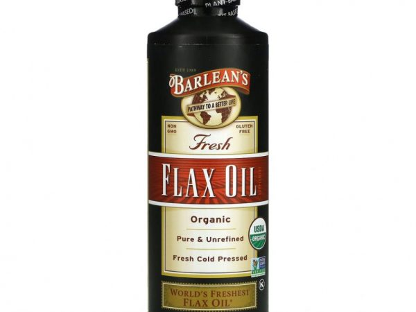 Barlean's, Organic Fresh, льняное масло, 473 мл (16 унций)