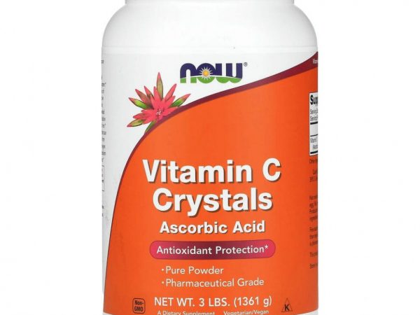 NOW Foods, витамин C в кристаллах, 1361 г (3 фунта)