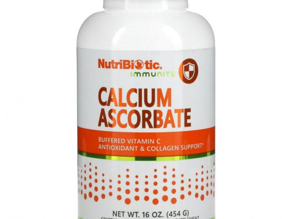 NutriBiotic, Immunity, аскорбат кальция, кристаллический порошок, 454 г (16 унций)