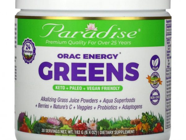 Paradise Herbs, ORAC-Energy Greens, 182 г (6,4 унции)