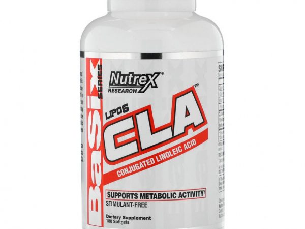 Nutrex Research, LIPO-6, конъюгированная линолевая кислота, 180 мягких таблеток