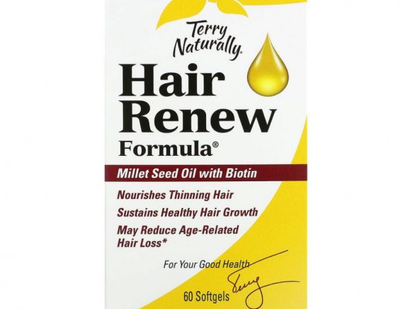 Terry Naturally, Terry Naturally, Hair Renew Formula, формула восстановления волос, 60 желатиновых капсул