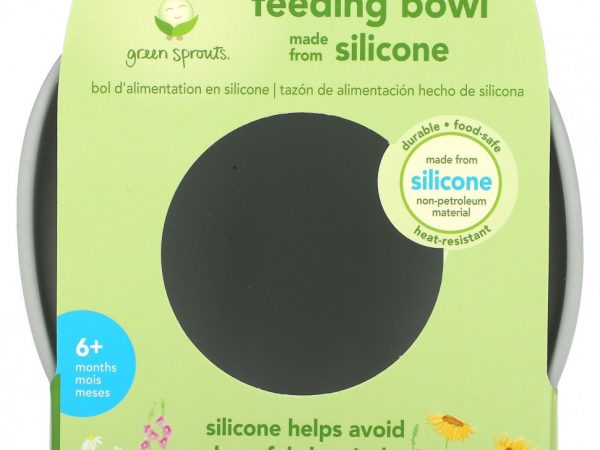 Green Sprouts, Feeding Bowl, Gray