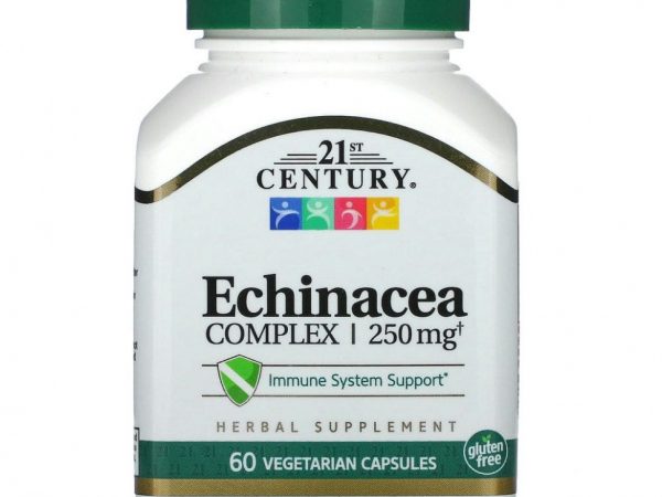21st Century, Экстракт эхинацеи, 60 вегетарианских капсул