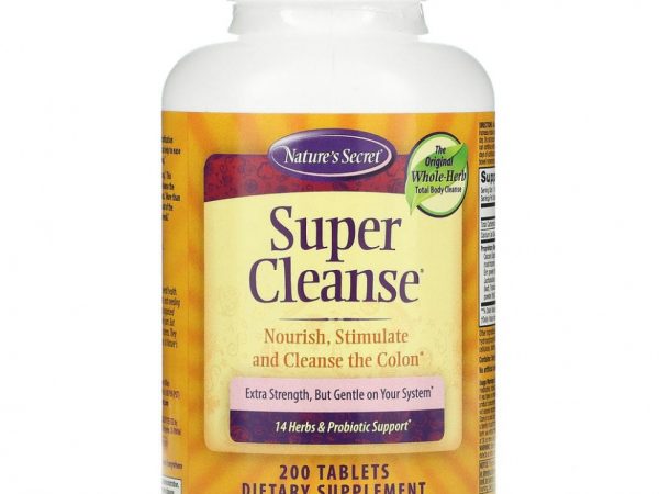 Nature's Secret, Super Cleanse, 200 таблеток