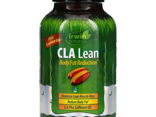Irwin Naturals, C.L.A. Lean, Body Fat Reduction, 80 мягких желатиновых капсул с жидкостью