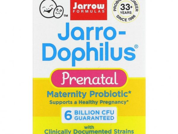 Jarrow Formulas, Jarro-Dophilus, для беременных, 6 миллиардов, 30 растительных капсул