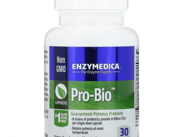 Enzymedica, Pro Bio, пробиотик с гарантированной эффективностью, 30 капсул