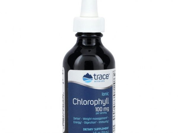 Trace Minerals ®, Ионный хлорофилл, 100 мг, 59 мл (2 жидк. Унции)
