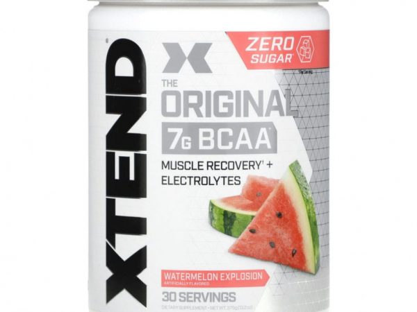Xtend, The Original, 7 г аминокислот с разветвленной цепью (BCAA), со вкусом арбуза, 390 г (13,7 унции)