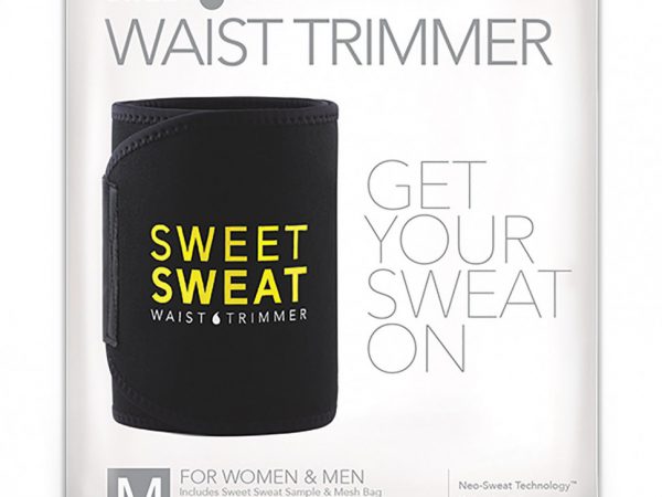 Sports Research, Триммер для талии Sweet Sweat, размер M, черный и желтый, 1 шт.