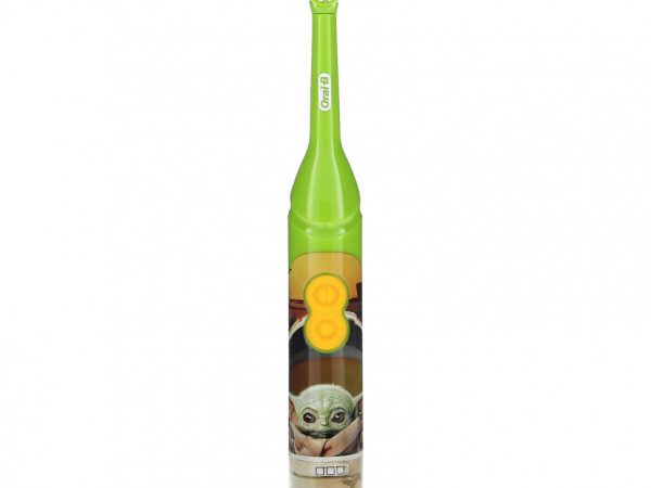 Oral-B, Зубная щетка на батарейках, мягкая, для 3+ лет, Star Wars The Mandalorian, 1 зубная щетка