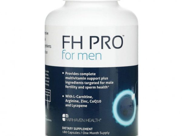 Fairhaven Health, FH Pro, мультивитаминный комплекс для поддержки мужского здоровья, 180 капсул