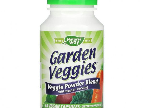 Nature's Way, Garden Veggies, 60 веганских капсул