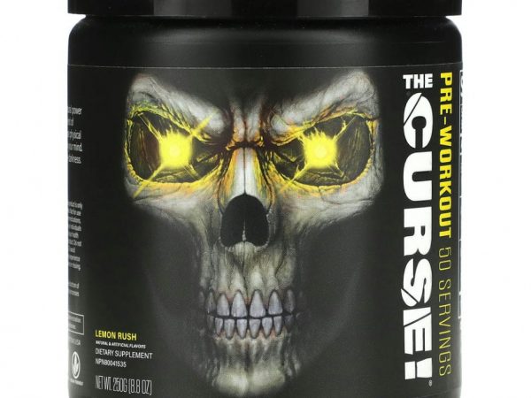 JNX Sports, The Curse, предтренировочный комплекс, лимонный прилив, 250 г (8,8 унции)