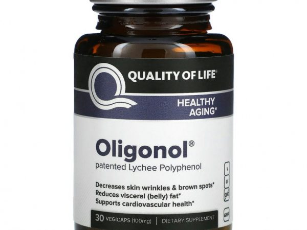 Quality of Life Labs, Oligonol, 100 мг, 30 вегетарианских капсул