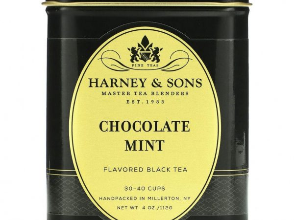 Harney & Sons, черный чай, шоколад и мята, 112 г (4 унции)