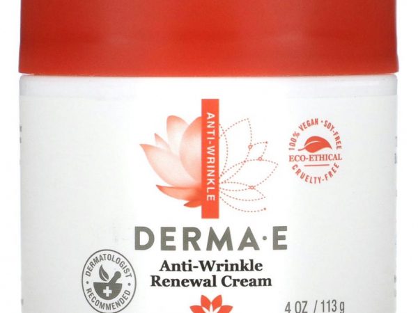 Derma E, восстанавливающий крем против морщин, 113 г (4 унции)