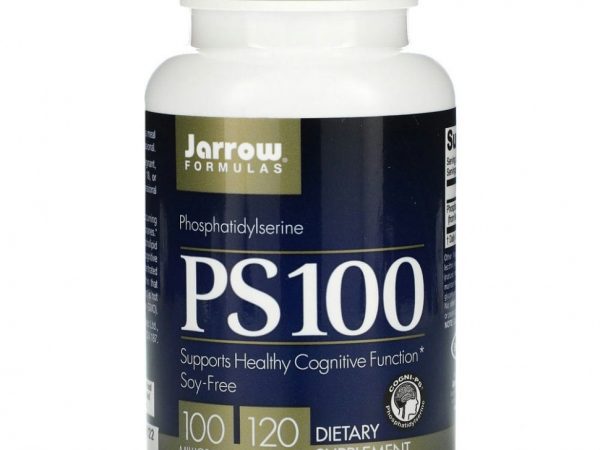 Jarrow Formulas, PS 100, фосфатидилсерин, 100 мг, 120 мягких таблеток