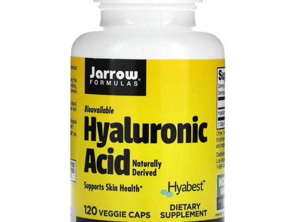 Jarrow Formulas, Гиалуроновая кислота, 120 растительных капсул