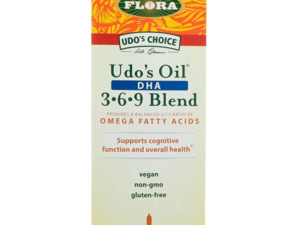 Flora, Udo's Choice, смесь Udo's Oil с ДГК 3-6-9, 500 мл (17 жидких унций)