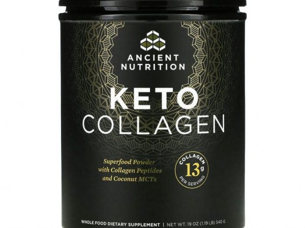 Dr. Axe / Ancient Nutrition, Keto Collagen, 540 г (1,19 фунта)