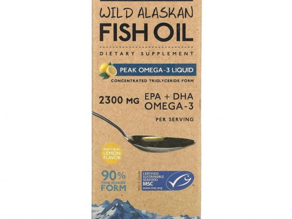 Wiley's Finest, рыбий жир из дикой рыбы Аляски, жидкий, с максимальным содержанием омега-3, натуральный лимонный вкус, 250 мл (8,45 жидк. унции)