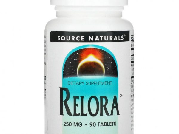 Source Naturals, Релора, 250 мг, 90 таблеток