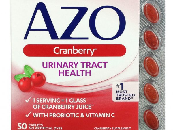 Azo, Здоровье мочевыводящих путей, клюква, 50 капсуловидных таблеток