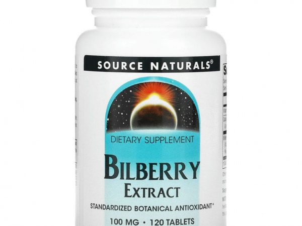 Source Naturals, Экстракт черники, 100 мг, 120 таблеток