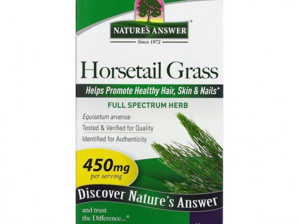 Nature's Answer, Трава конский хвост, 450 мг, 90 растительных капсул