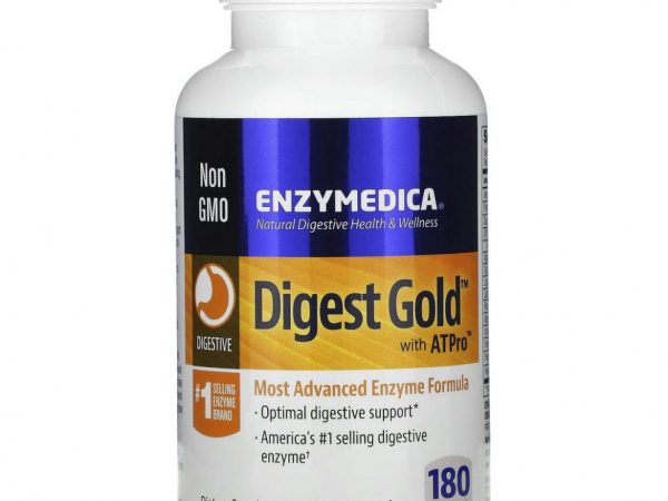 Enzymedica, Digest Gold с ATPro, 180 капсул