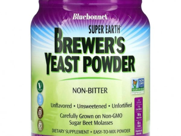 Bluebonnet Nutrition, Super Earth, пивные дрожжи, без вкуса, 908 г (2 фунта)