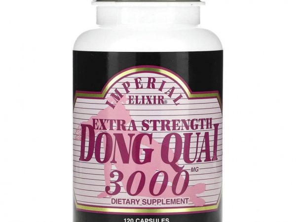 Imperial Elixir, Дудник китайский, усиленная формула, 3000 мг, 120 капсул