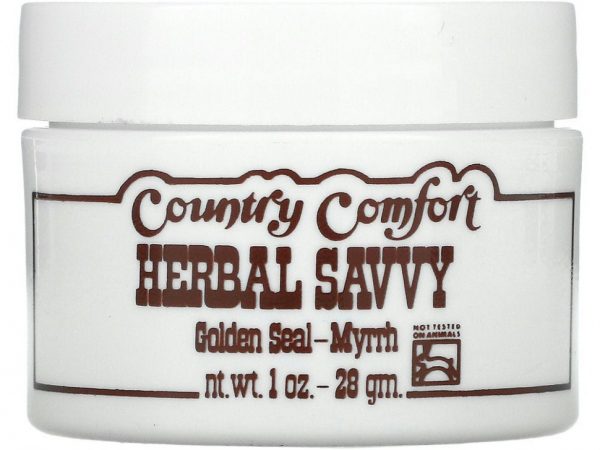 Country Comfort, Herbal Savvy, желтокорень и мирра, 28 г (1 унция)