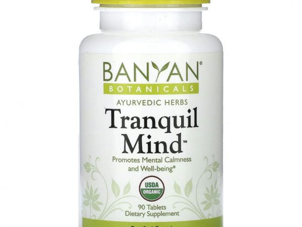 Banyan Botanicals, Tranquil Mind, 90 таблеток