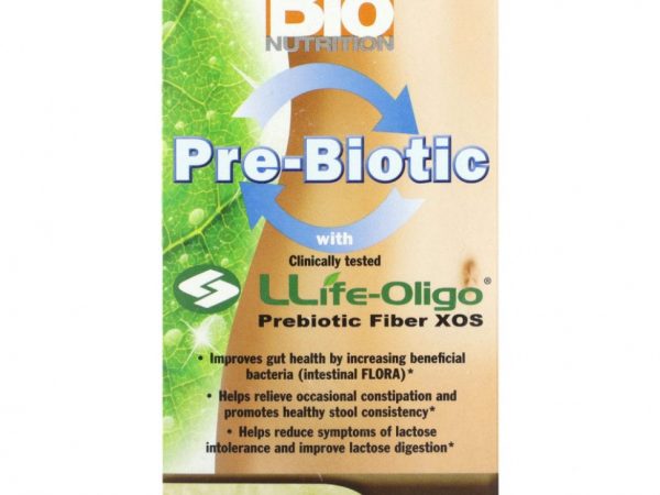 Bio Nutrition, Pre-Biotic, 60 вегетарианских капсул