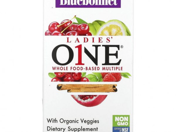 Bluebonnet Nutrition, Ladies' ONE, Whole Food-Based Multiple, 60 Vegetables Capsules